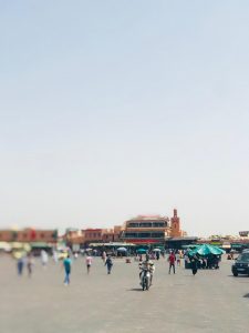 Gauklerplatz am Tag Marrakech