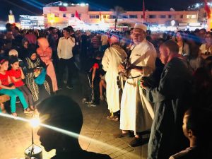 Djemaa el Fna Marrakech bei Nacht