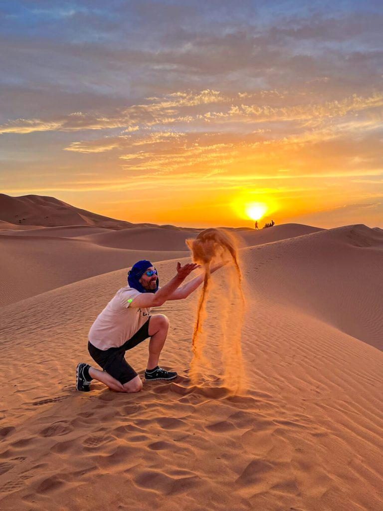 Sonnenuntergang Wüstentour Marokko