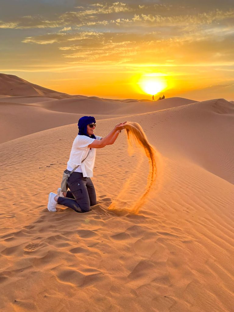 Sonnenuntergang Wüstentour Marokko