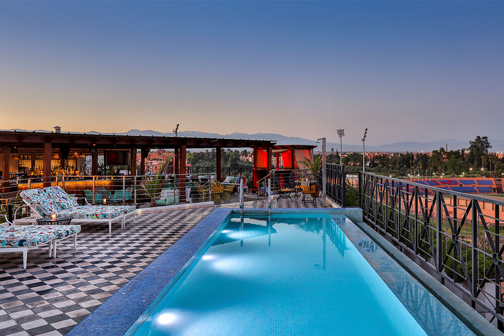 Rooftop Pool Hotel 2Ciels Marrakesch, Foto © Hotel 2Ciels